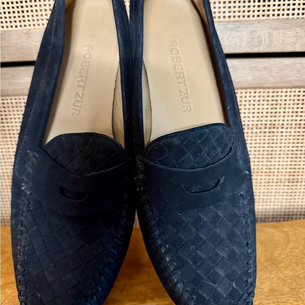 Robert Zur Petra Loafers in Woven Leather